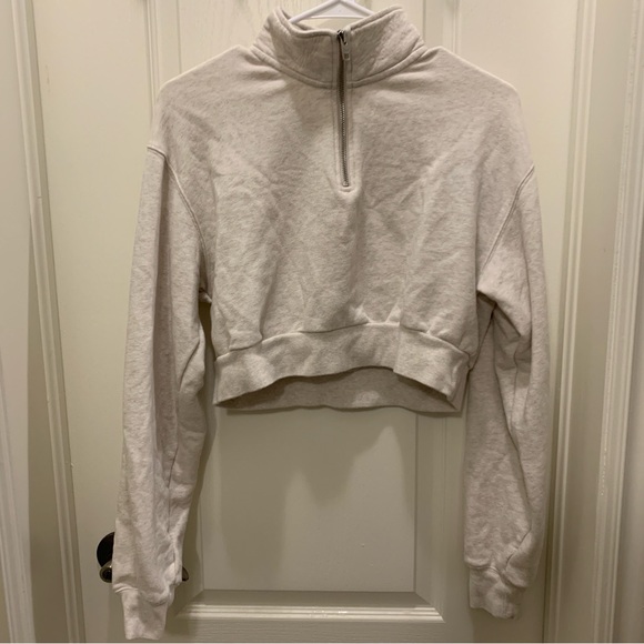tna/aritzia airy cozy fleece 1/4 zip - Picture 1 of 6